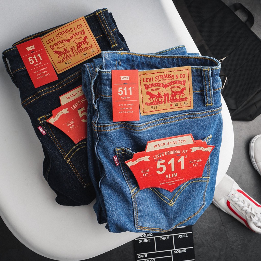 QUẦN JEAN NAM LEVIS SLIM FIT ỐNG ĐỨNG