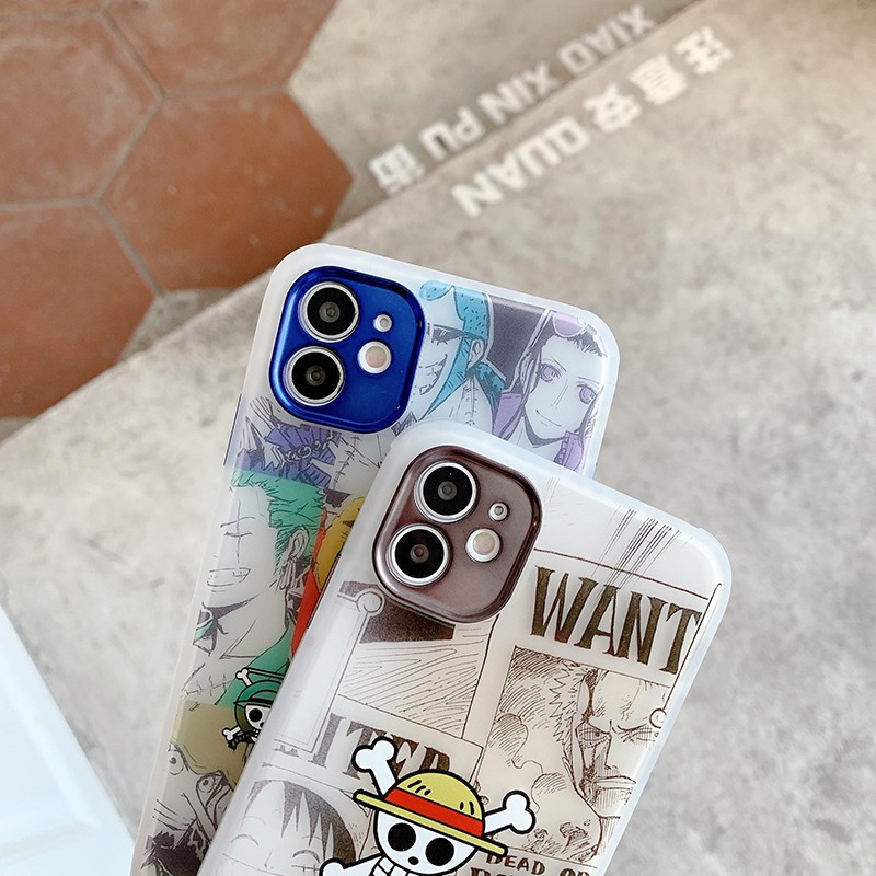 Ốp điện thoại họa tiết One Piece cho Iphone 12 11 Pro Max X Xs Max Xr 8 7 Plus