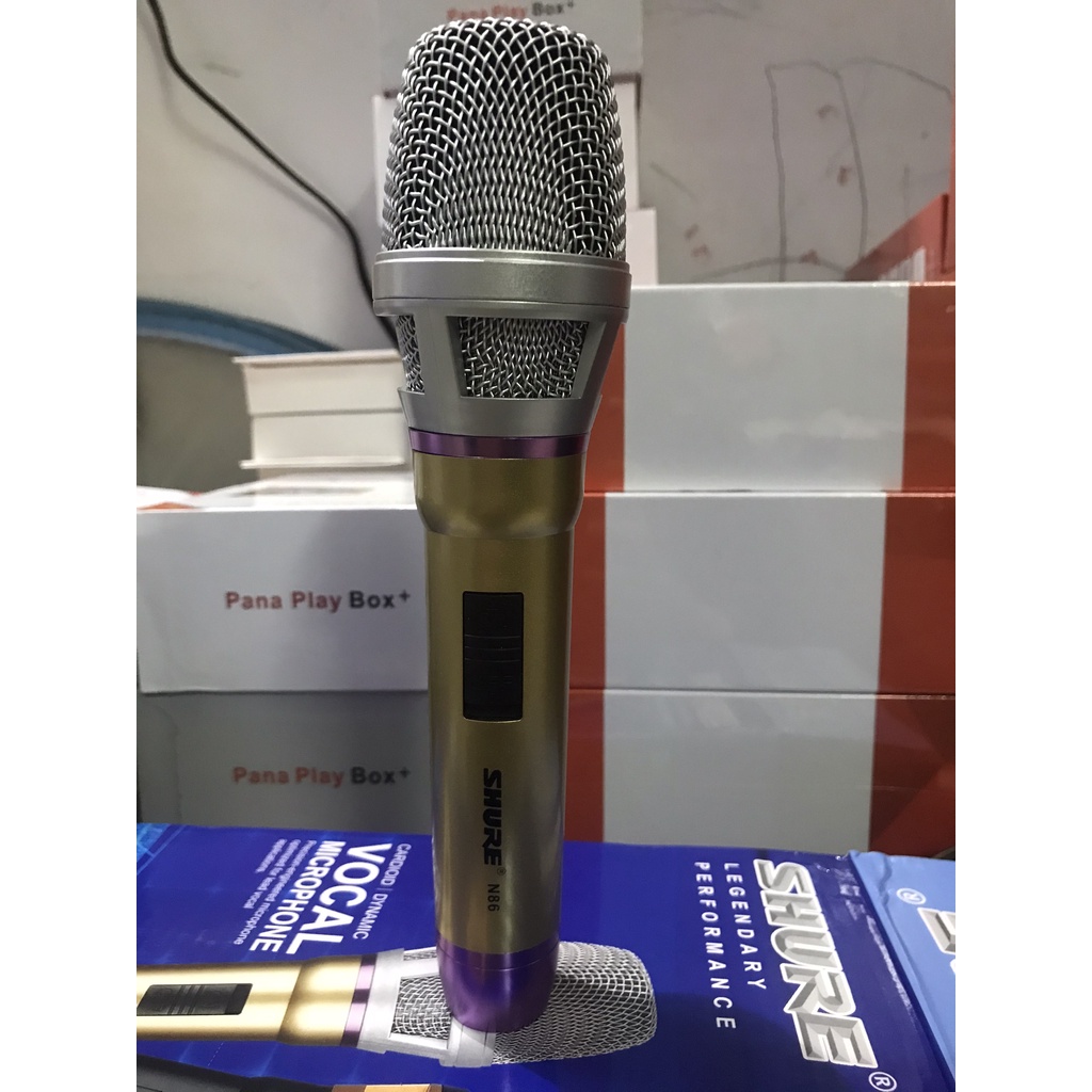 [Mã 154ELSALE2 giảm 7% đơn 300K] Micro Hát Karaoke có dây cao cấp Shure N86