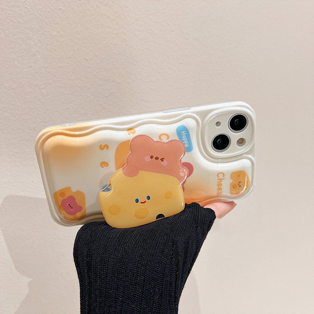 Giá Đỡ Điện Thoại Hình Miếng Phô Mai Dễ Thương