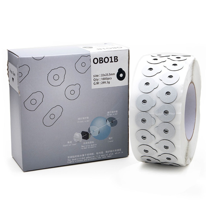 Cuộn 1000 Miếng Dán Bảo Vệ Mắt Kính Hai Mặt Chống Trượt