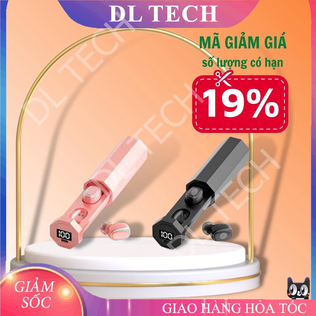 Tai Nghe Không Dây Bluetooth 5.0 MÃ A7 Điều Khiển Cảm Ứng Âm Thanh Nổi Chống Nước Kèm Hộp Sạc Chơi Game DL TECH