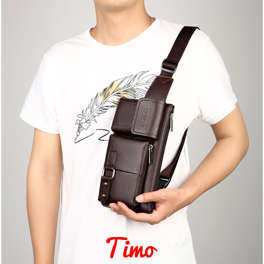 Túi Đeo Hông Da Cao Cấp -Chống Nước, Nhiều Ngăn Tiện Dụng [ Mã : DAUT6k ] | BigBuy360 - bigbuy360.vn