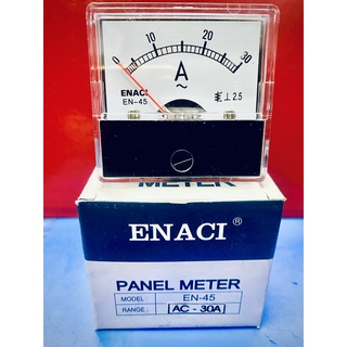 Đồng hồ đo dòng 30a en-45 enaci, ampe kế đo trực tiếp cường độ dòng điện xoay chiều 30a kích thước 45x45mm