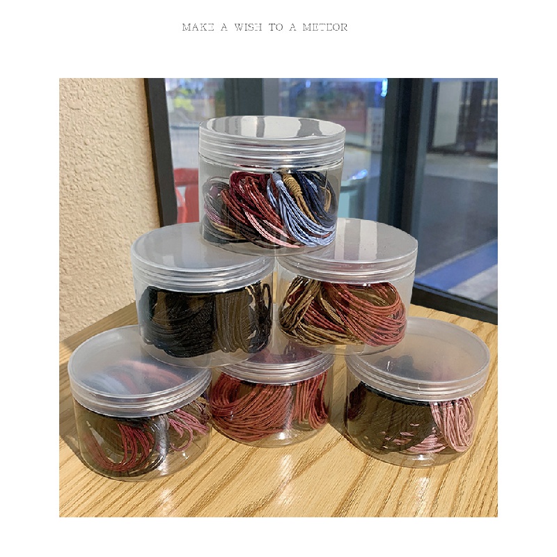 Dây Cột Tóc Cao Su Kiểu Hàn Quốc Đơn Giản Dễ Thương