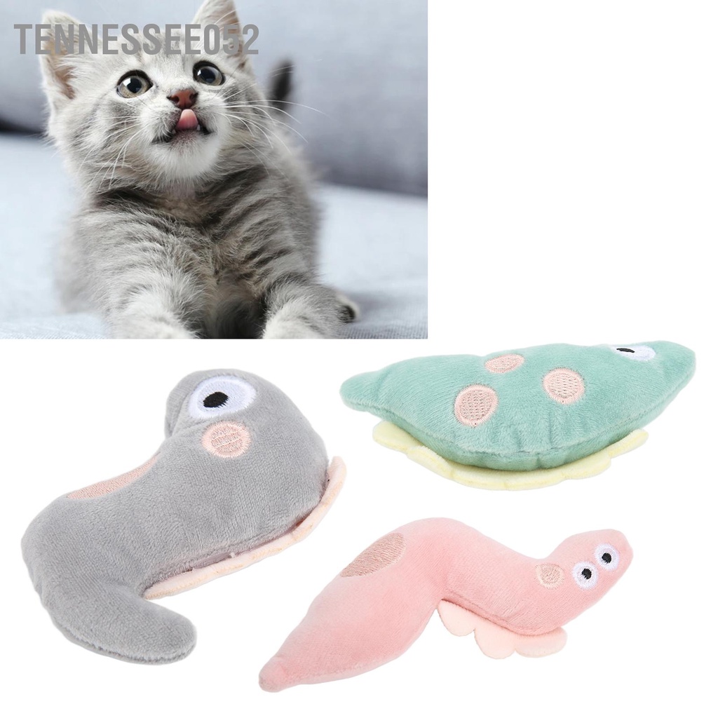 Tennessee052 Catnip Đồ chơi Mèo sang trọng Làm sạch răng trong nhà Giảm bớt sự buồn chán và căng thẳng Kitty tương tác để trêu chọc mèo