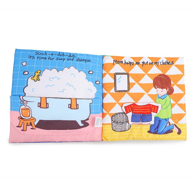 Sách vải 3D có thể giặt được cho bé