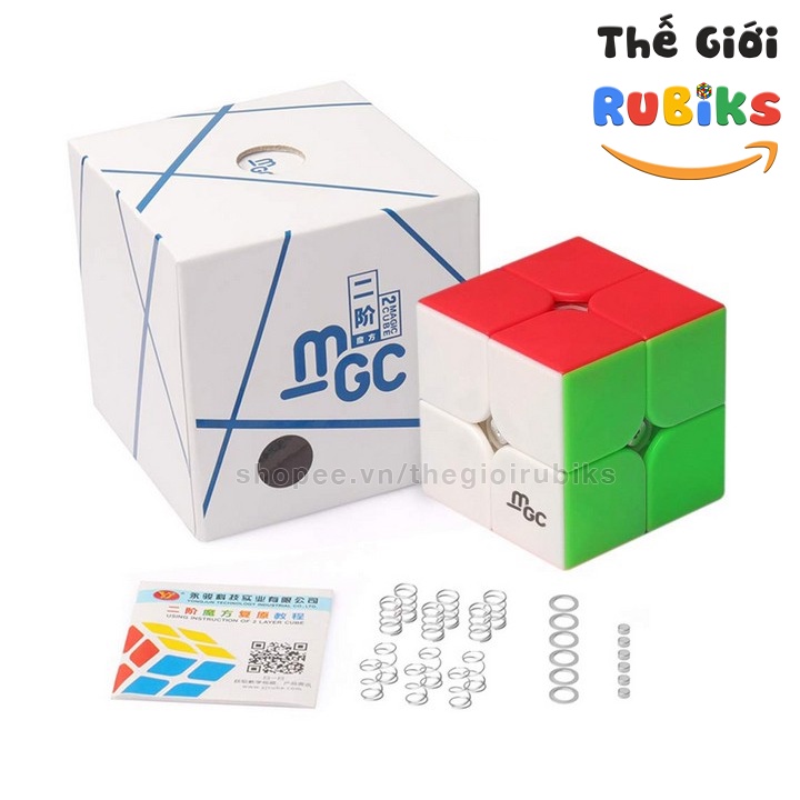 Rubik 2x2 YJ MGC 2 2x2x2 M Có Nam Châm MGC2 Stickerless. Khối Lập Phương Rubic 2 Tầng Đồ Chơi Giáo Dục Thông Minh.