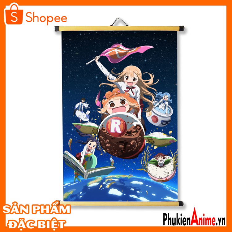 Shop Anime Hcm - Tranh treo vải 40x60 Anime Himouto! Umaru-chan