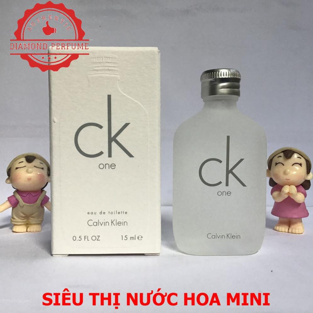 [ AUTH ] Nước hoa nam nữ Calvin Klein CK One EDT 15ml CK One dành cho cả nam và nữ