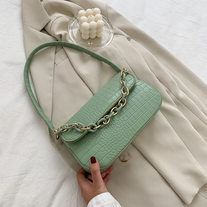 Túi đeo vai IELGY dây xích xách tay dễ phối đồ thời trang retro