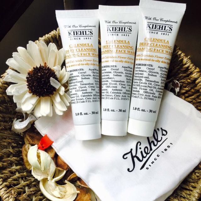 Kiehls Sữa Rửa Mặt Hoa Cúc Kiehls (Kiehl's Calendula Deep Cleansing Foaming Face Wash) 30ml 230ml 500ml