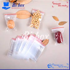 (100g) TÚI ĐỰNG / TÚI ZIPPER CHỈ ĐỎ NHIỀU SIZE LỰA CHỌN