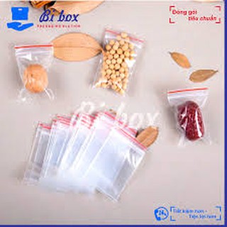 Túi zipper chỉ đỏ nhiều size lựa chọn