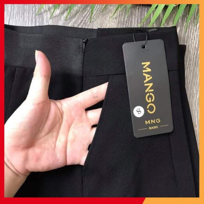 Quần baggy lưng chun ⚡️HÀNG LOẠI ĐẸP ⚡️Quần vải công sở chất vải tuyết mưa, dễ phối đồ