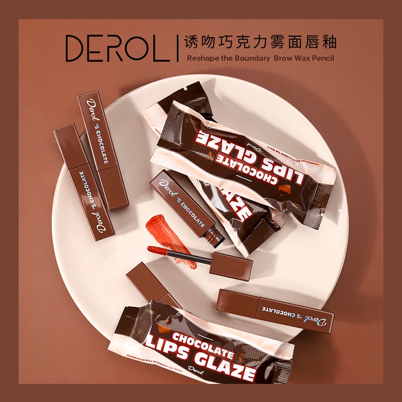 [Hàng mới về] Son kem lì Derol không dính cốc nhiều màu sắc lựa chọn làm sạch sâu da mặt 60g