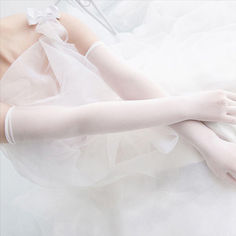 LAY Găng Tay Lưới Xỏ Ngón Trong Suốt Phong Cách Halloween