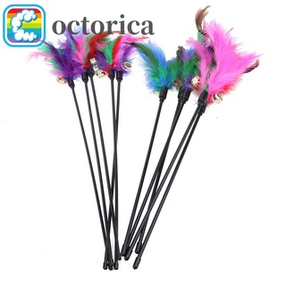 Set 5 gậy đồ chơi gắn lông vũ dành cho mèo