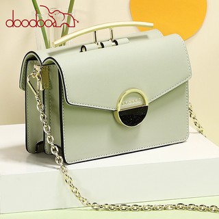 Túi xách đeo chéo nữ hàng hiệu DOODOO D8289, Túi xách nữ đeo chéo cao cấp phân phối chính hãng giá sỉ