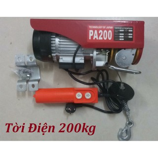 MÁY Tời Điện PA-200 , Trọng Tải 100 -200kg 12M
