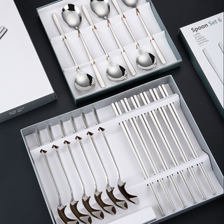 Bộ 12 Muỗng Đũa INOX