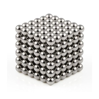 Bi nam châm BukyBalls 216 viên 5mm - Bạc