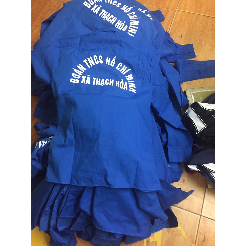 (ÁO ĐOÀN THANH NIÊN TÌNH NGUYỆN DÀI TAY NAM NỮ )