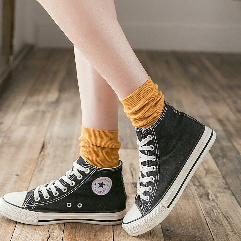 ❥❥Women socks New plain socks（12 color） | BigBuy360 - bigbuy360.vn