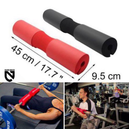 Đệm Mút Xốp Hỗ Trợ Gánh Tạ Squats,Đệm gánh tạ Valeo ĐenSport