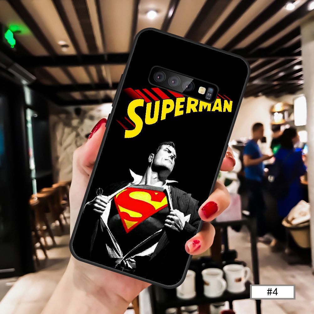 Ốp Điện Thoại Mềm Hình Batman Justice League Superman Cho Samsung Note3 / 4 / 5 / 8 / 9 / 10 / 10lite / 10 + / 10 Pro / 20 / 20 Plus