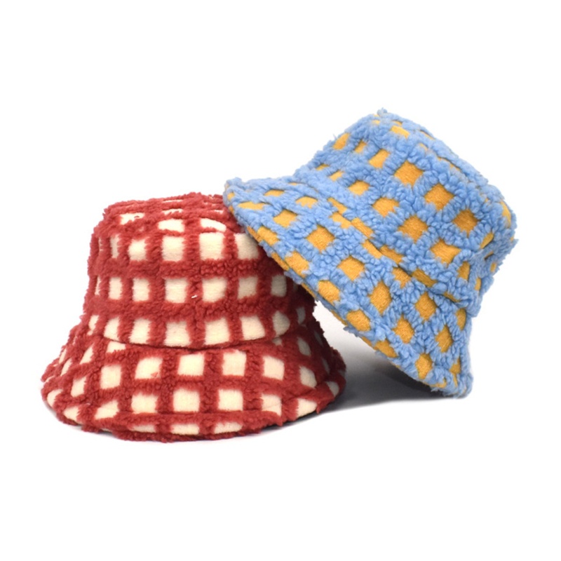 Nón Tai Bèo Họa Tiết Caro Thời Trang Nữ