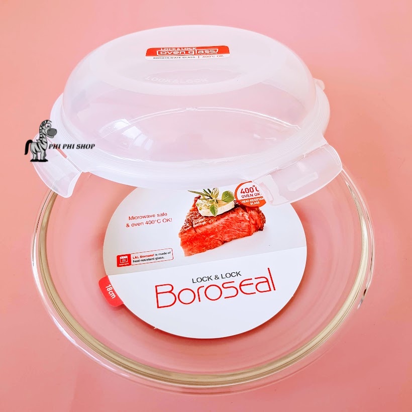 Hộp thủy tinh nắp vòm dạng dĩa Lock&Lock 18cm LLG883, 24cm LLG885