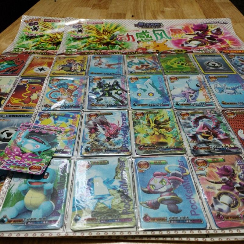 Thẻ bài pokemon lụa dẻo mẫu mới nhất