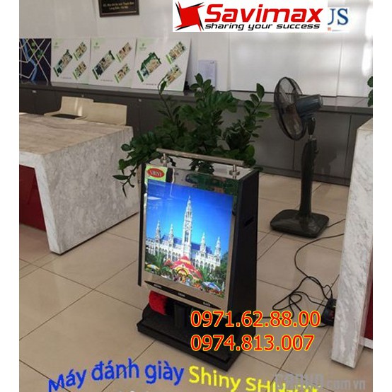 Máy đánh giầy tự động SHINY SHN – DX dùng cho khách sạn, nhà hàng, resort