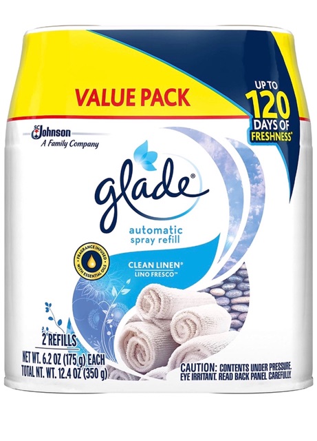 Máy xịt phòng hay lõi tự động Glade hương Clean Linen Hàng Mỹ