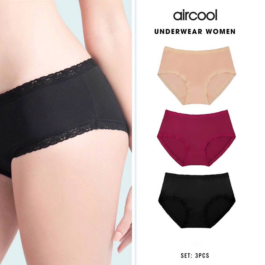 Quần lót nữ Set 3 cái 100% cotton thoáng mát ,hàng Việt Nam Xuất khẩu thông thoáng mềm mại an toàn thoáng mát