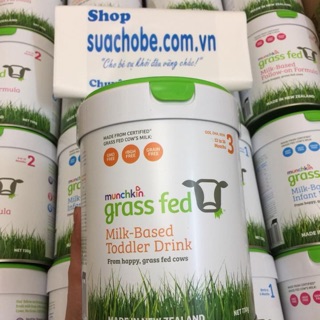 Sữa bột Munchkin Grass fed Úc số 3 - 730g, dành cho trẻ từ 1-3 tuổi