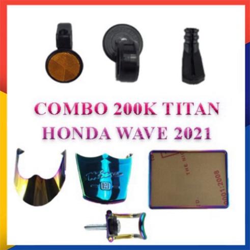 Honda Wave 2021 - Bộ Trang Trí 5 Món Hàng Đẹp