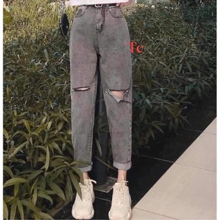 Quần Bò Baggy Khói – Chất Bò Mềm, Tôn Dáng, Mặc Đi Học – Đi Chơi Đều Đẹp