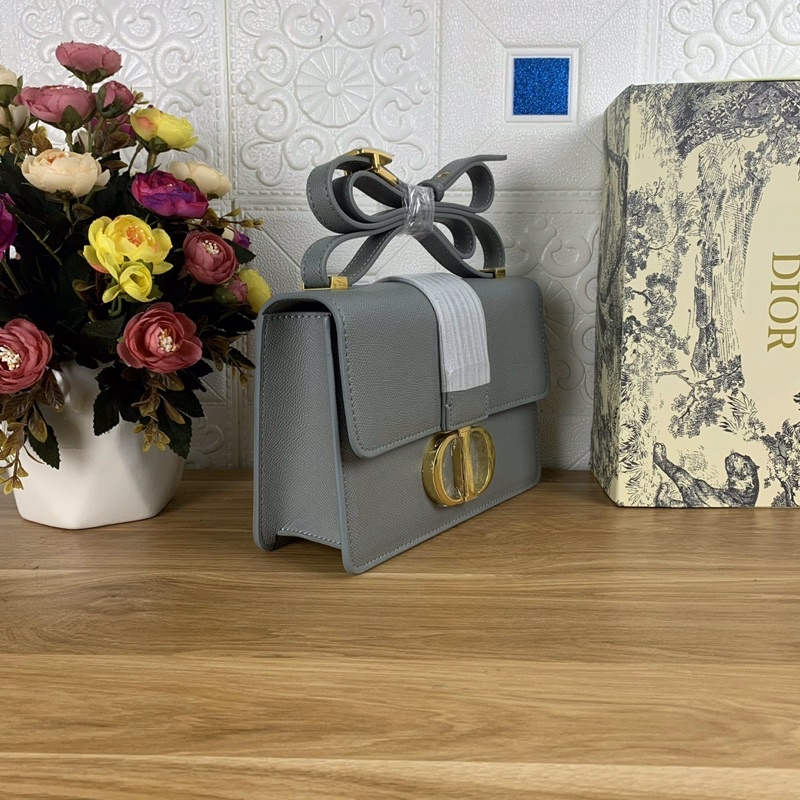 Túi xách Dior 30 montaigne màu ghi xám size 24cm