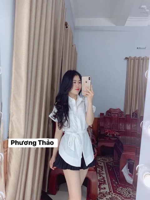 Áo sơ mi cách điệu 💕