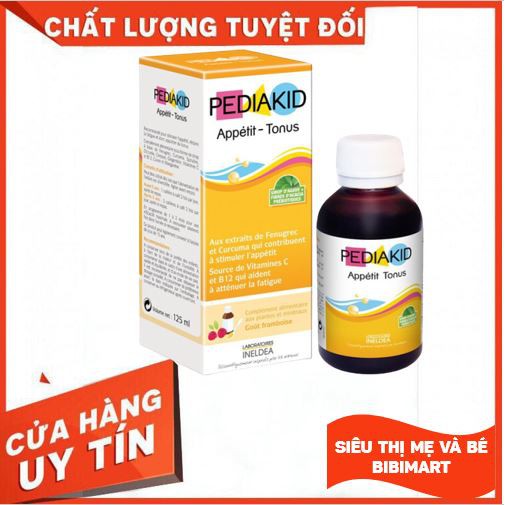 PEDIAKID APPETIT TONUS - Pháp -cho bé trên 6 tháng biếng ăn, chậm lớn, kích thích ăn, tăng cân, hấp thụ tốt thức ăn.