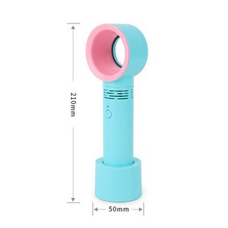 QUẠT KHÔNG CÁNH MINI CẦM TAY ( màu ngẫu nhiên )