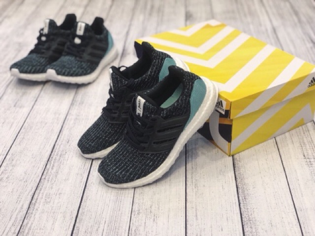 Giày nam nữ Ultra Boost 4.0 Parley Đế boost ép cao cấp nhẹ êm