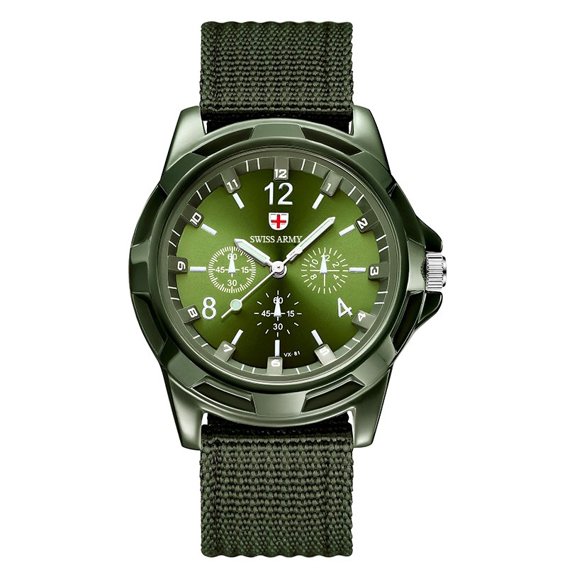 Đồng hồ nam Gemius Army  kiểu dáng Quân Đội, dây dù siêu đẹp, siêu bền