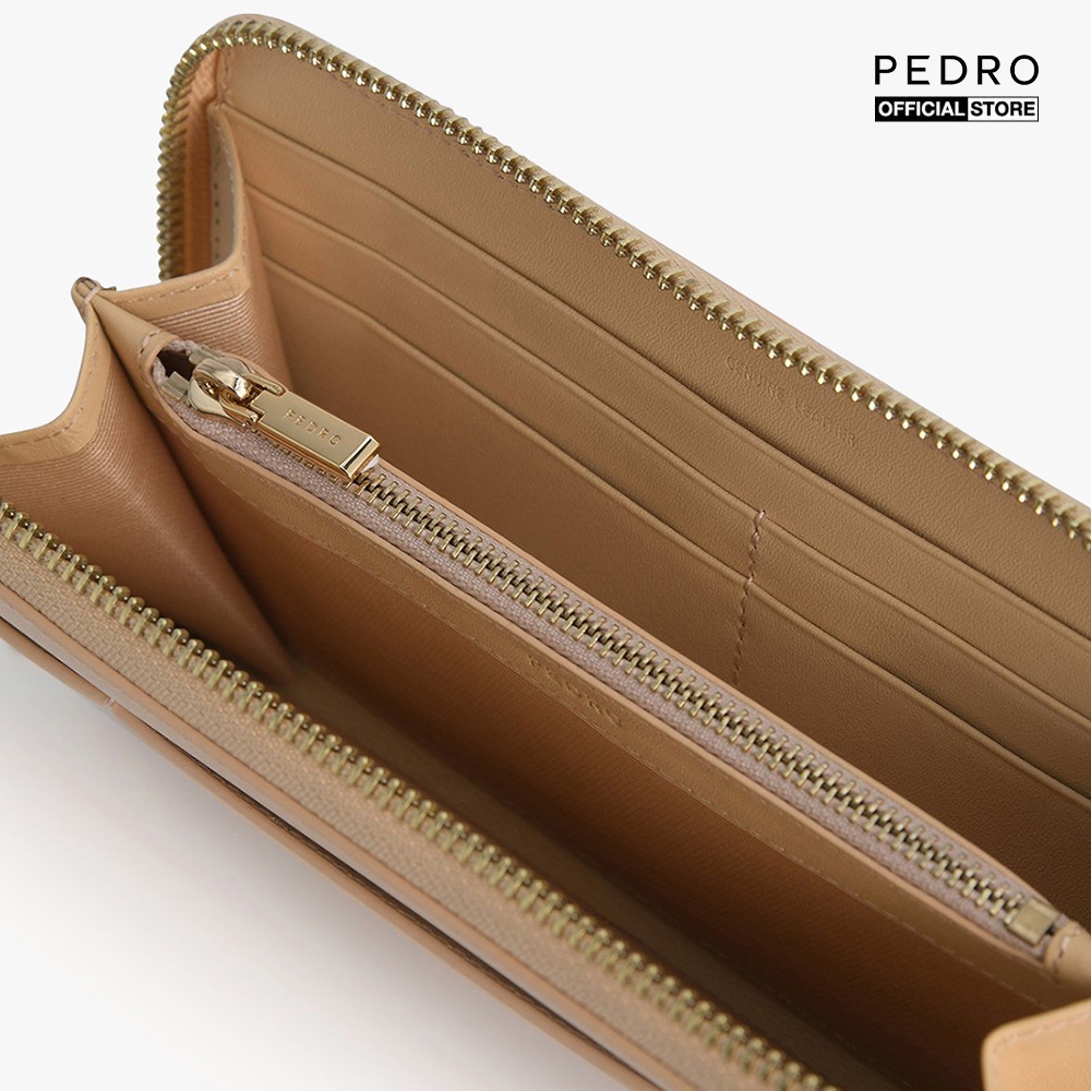PEDRO - Ví nữ cầm tay dáng dài phối zip Long Leather Zip PW4-16500024-44