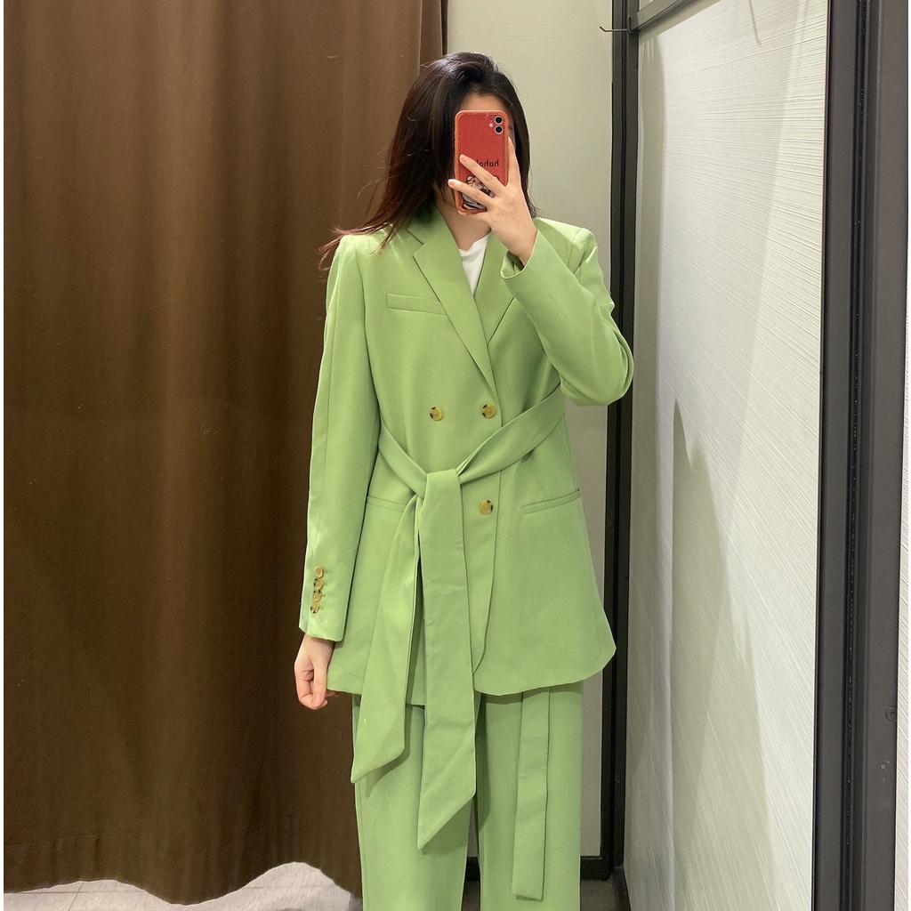 Zara Áo Khoác Vest Phối Thắt Lưng Thời Trang Mùa Xuân Cá Tính2010755 Quần Ống Rộng Lưng Cao Thời Trang Cho Nữ 7385433 | BigBuy360 - bigbuy360.vn