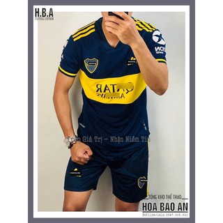 Áo Đá Banh Cao Cấp/Freeship/ Bộ Quần Áo Bóng Đá CLB Boca Junior cao cấp 2020
