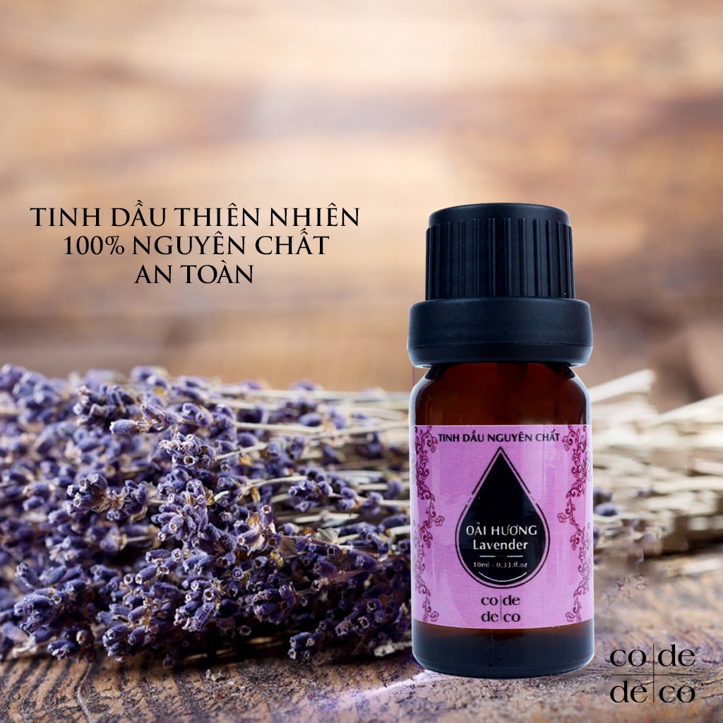 [Mã SKAMLTSM9 giảm 10% đơn 99K] Tinh Dầu Oải Hương CODE DECO 10ml Thơm Phòng, Thư Giãn