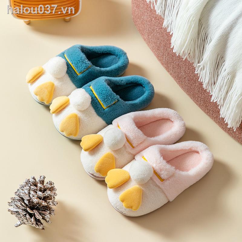 Dép Bông Đi Trong Nhà Chống Trượt Họa Tiết Hoạt Hình Dễ Thương